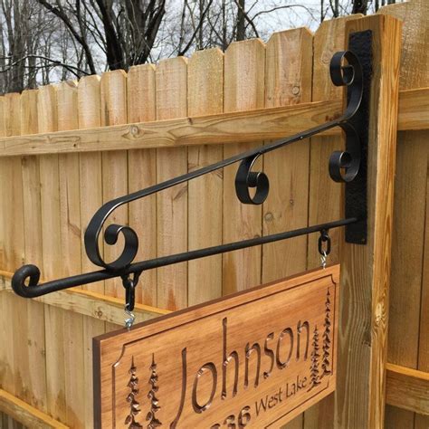 outdoor hanging sign brackets